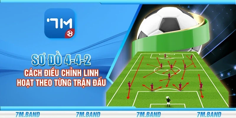 Sơ đồ 4-4-2 - Cách điều chỉnh linh hoạt theo từng trận đấu