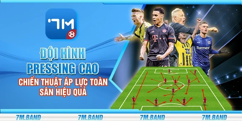Đội hình pressing cao - Chiến thuật áp lực toàn sân hiệu quả