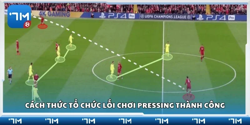 Các kiểu triển khai kỹ thuật chơi pressing