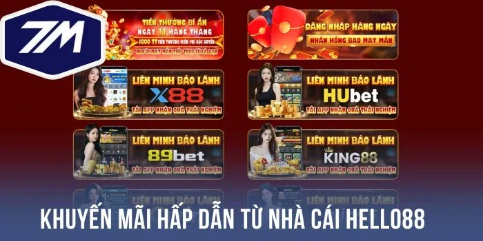 Khuyến mãi hấp dẫn từ nhà cái Hello88