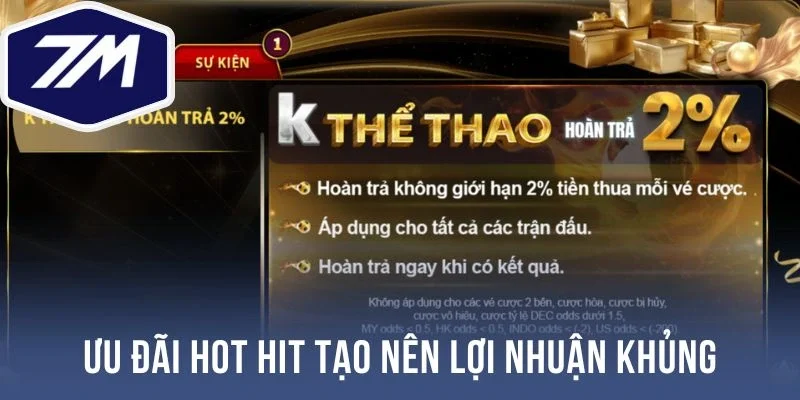 Ưu đãi hot hit tạo nên lợi nhuận khủng