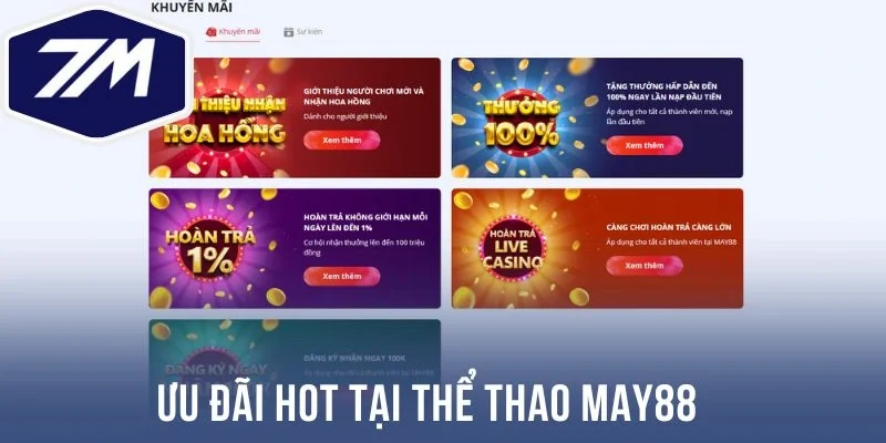 Sảnh thể thao May88 tri ân thành viên 