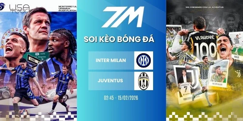 Tỷ lệ kèo Inter Milan vs Juventus - Serie A, 15/02/2026