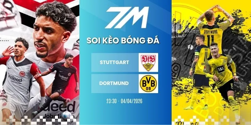 Kèo bóng đá Stuttgart vs Dortmund hôm nay ngày 04/04/2026 - Bundesliga