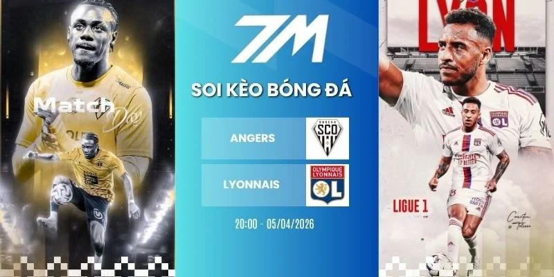 Kèo nhà cái Angers vs Lyonnais hôm nay ngày 05/04/2026 - Ligue 1