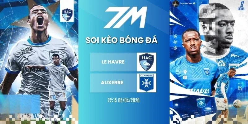 Kèo bóng đá Le Havre vs Auxerre hôm nay ngày 05/04/2026 - Ligue 1