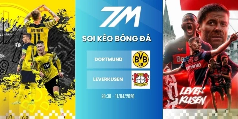 Kèo nhà cái Dortmund vs Leverkusen hôm nay ngày 11/04/2026 - Bundesliga