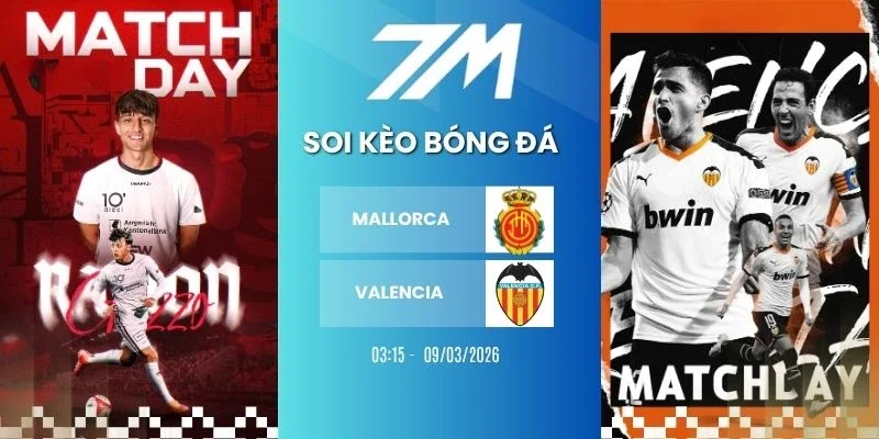 Kèo nhà cái Mallorca vs Valencia hôm nay ngày 22/04/2026 - La Liga