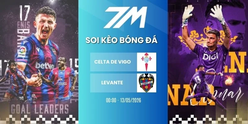 Kèo nhà cái Celta de Vigo vs Levante hôm nay ngày 13/05/2925 - La Liga
